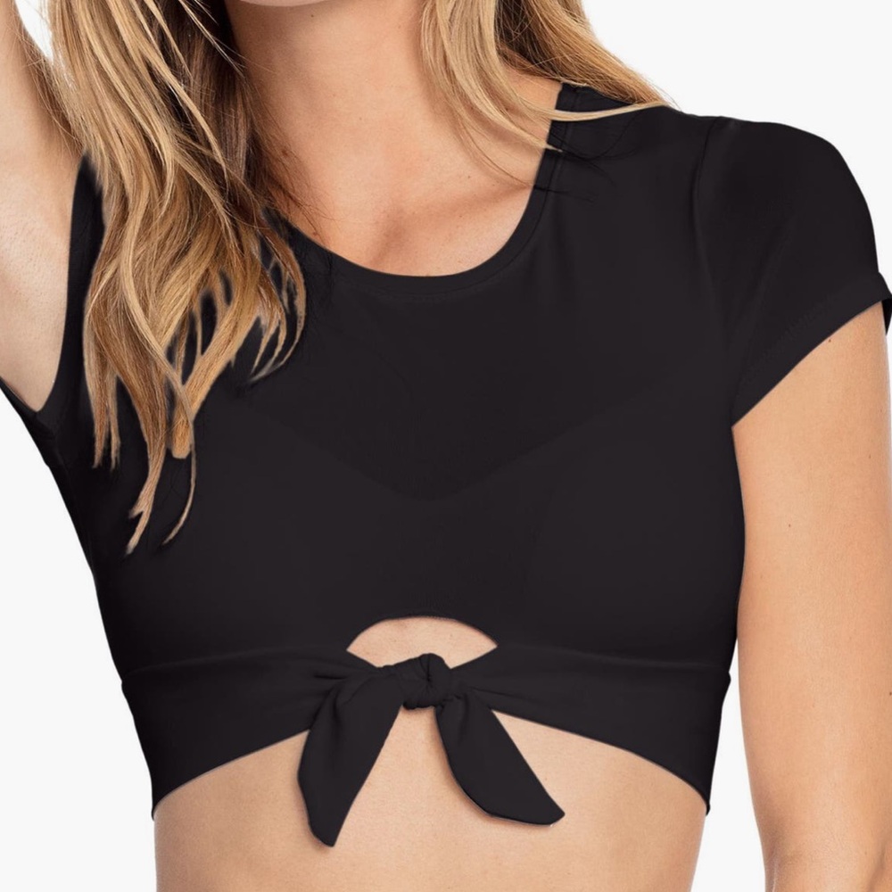 Ava Knot Front Tee Bikini Top